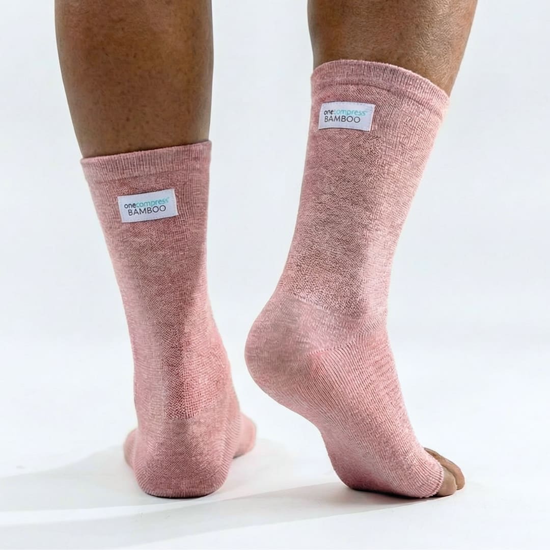 Premium Anti-Fatigue Bamboo Footsleeves - Compression You Can Wear