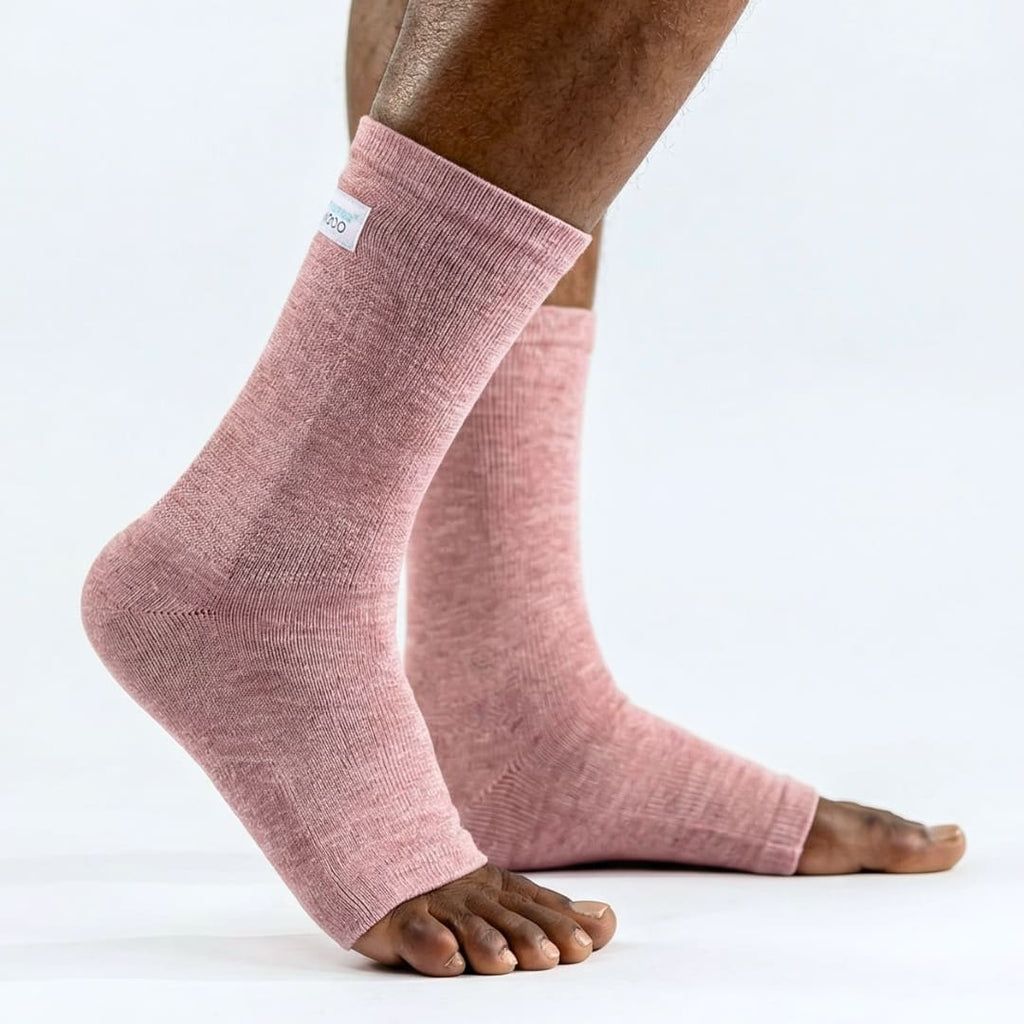 Premium Anti-Fatigue Bamboo Footsleeves - Compression You Can Wear