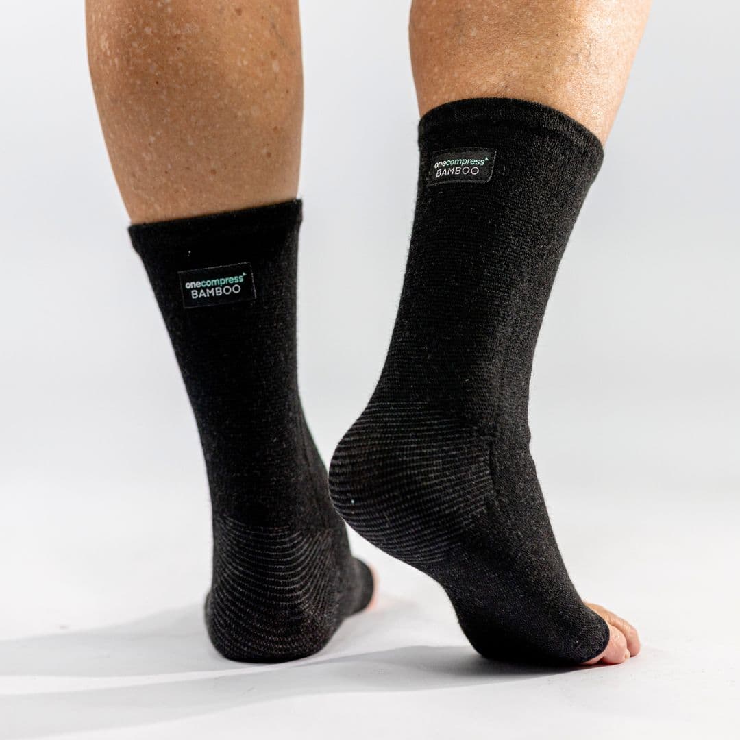 Premium Anti-Fatigue Bamboo Footsleeves - Compression You Can Wear