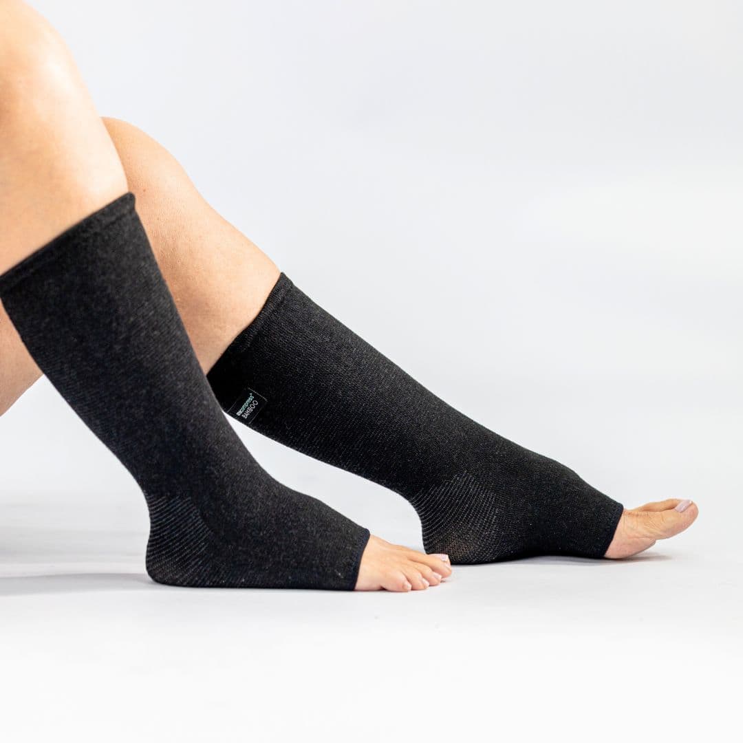 Premium Anti-Fatigue Bamboo Footsleeves - Compression You Can Wear