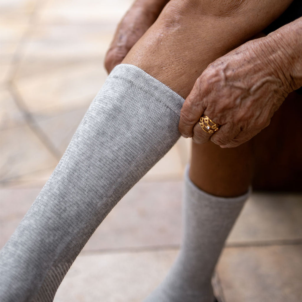 Premium Anti-Fatigue Bamboo Footsleeves - Compression You Can Wear