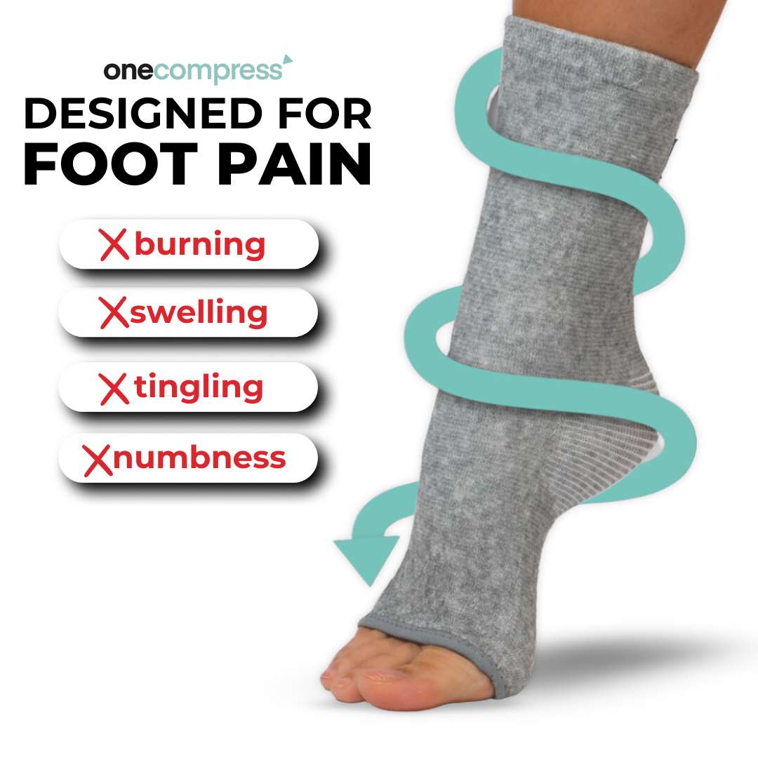 Premium Anti-Fatigue Bamboo Footsleeves - Compression You Can Wear