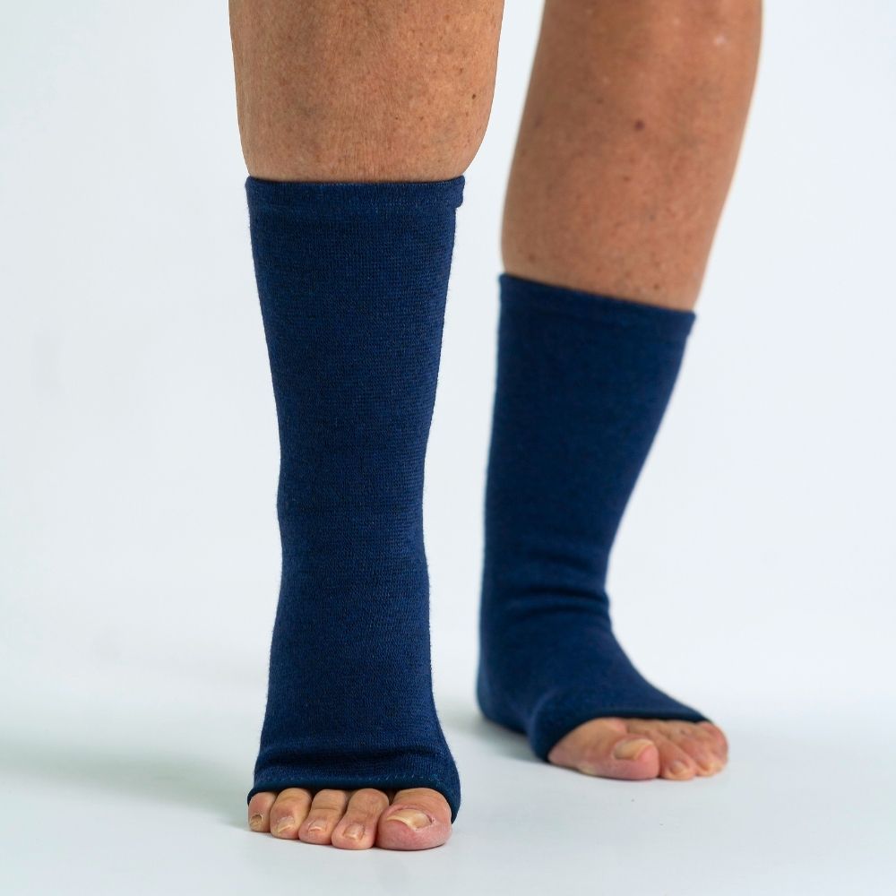 Premium Anti-Fatigue Bamboo Footsleeves - Compression You Can Wear