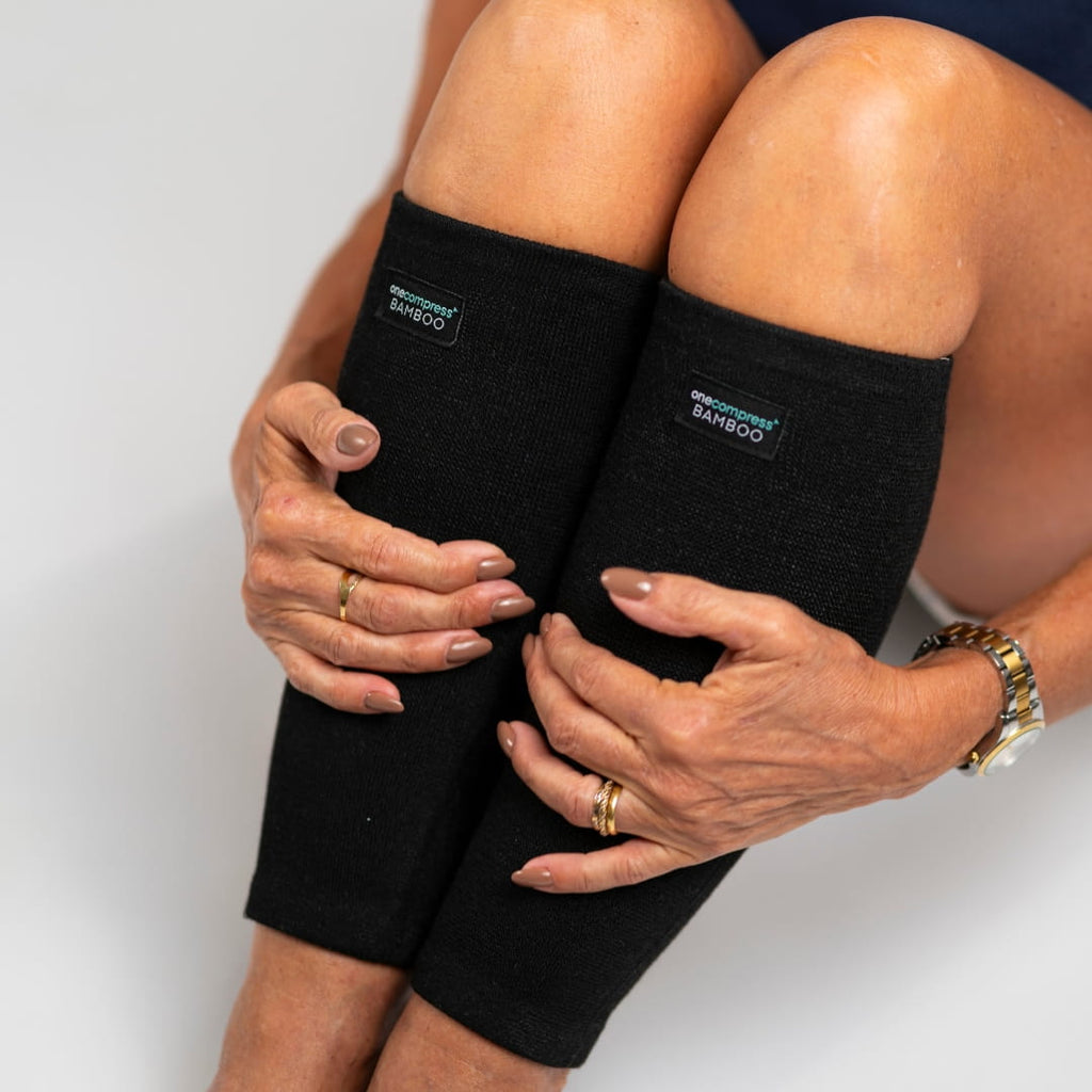 Premium Bamboo Anti-Fatigue Calf Sleeve - Comfort for Home