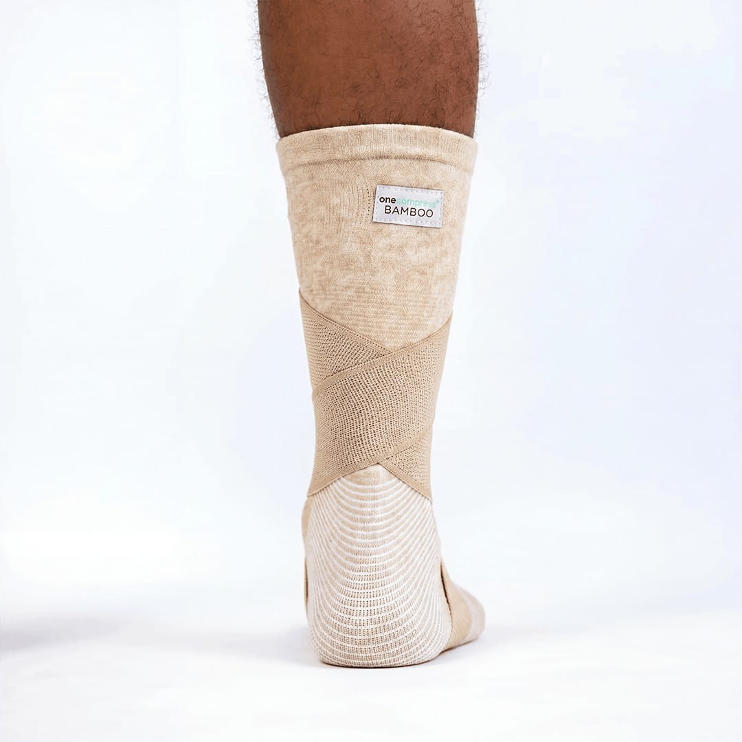 Premium Bamboo Ankle Support - Compression for Workdays