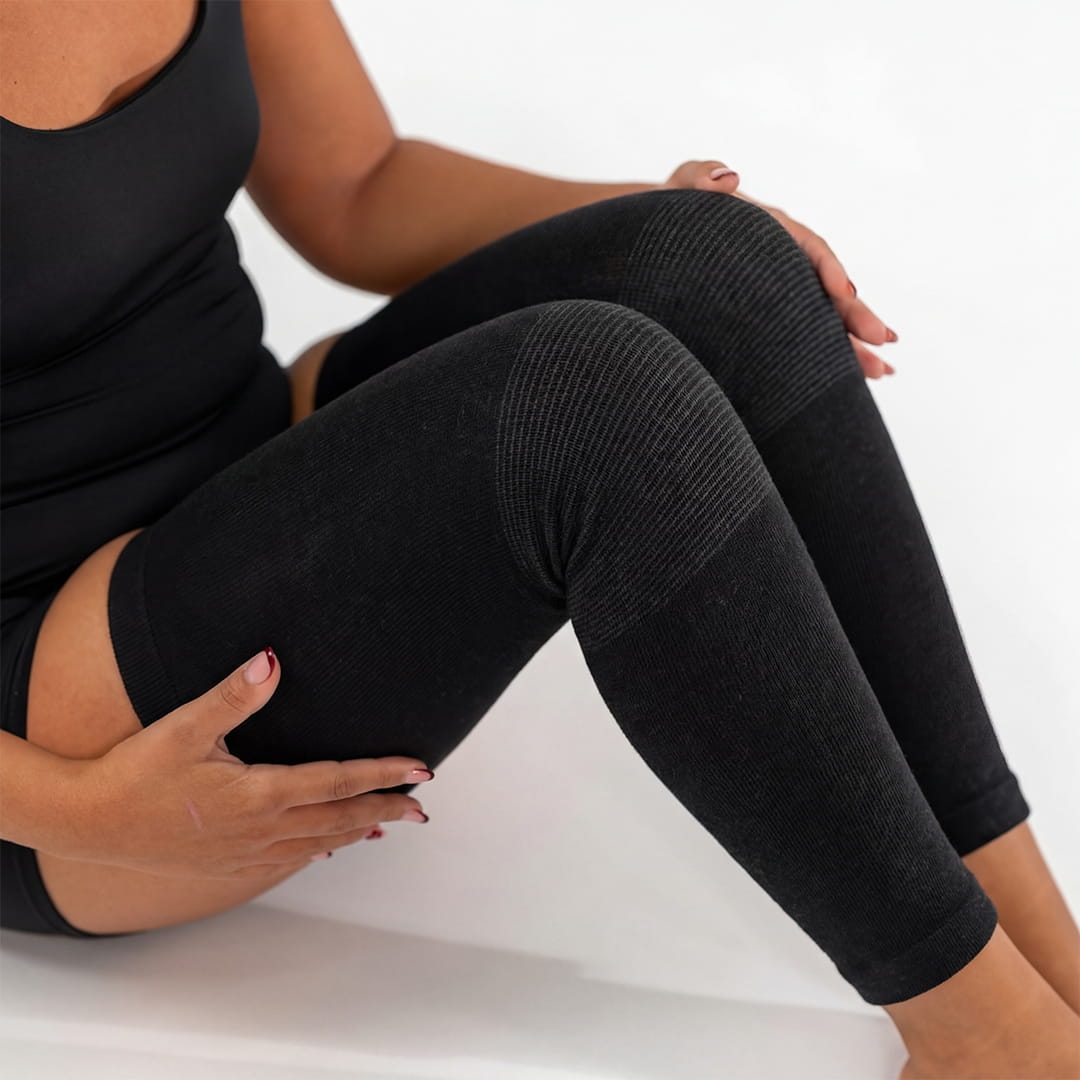 Premium Bamboo Leg Sleeve (Single) - Support for Travel