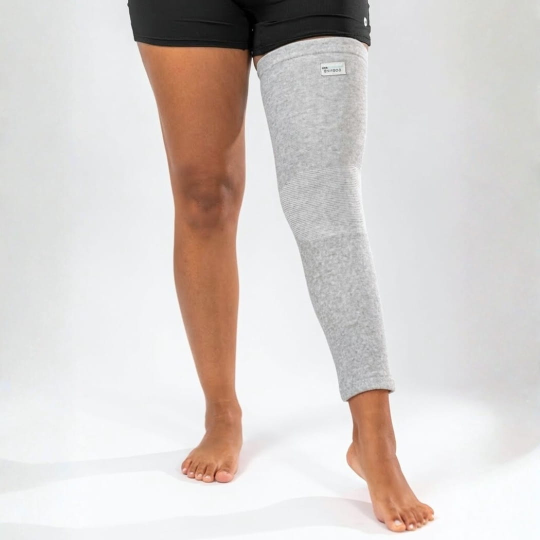 Premium Bamboo Leg Sleeve (Single) - Support for Travel