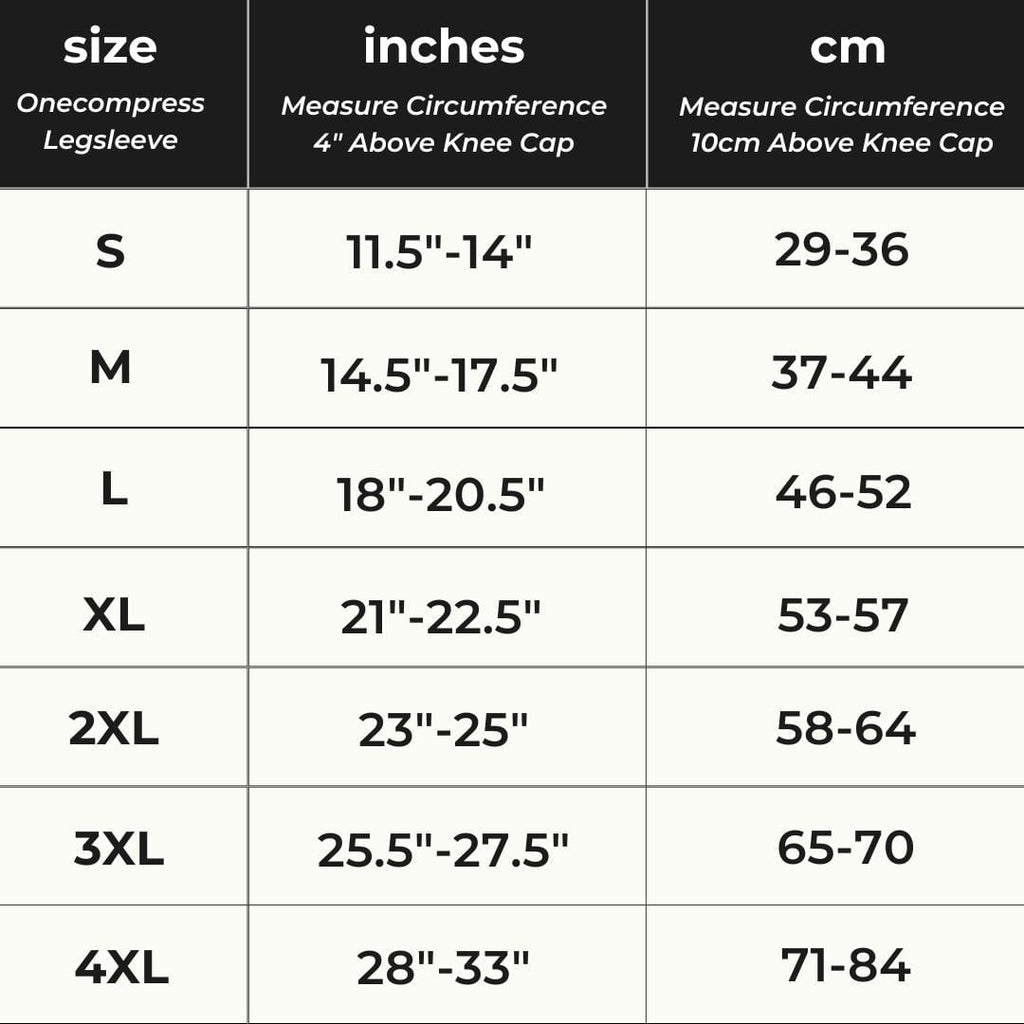 Premium Bamboo Leg Sleeve (Single) - Support for Travel